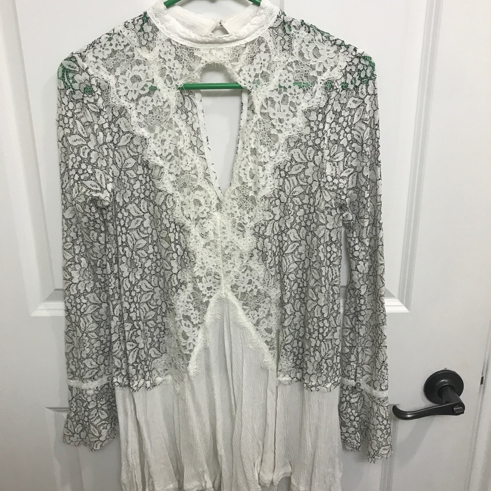 Free people lace dress size xs